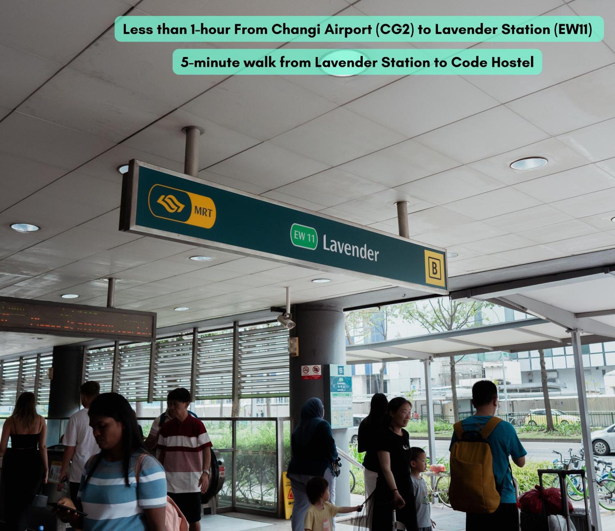 Code Hostel At Lavender Singapura Exterior foto